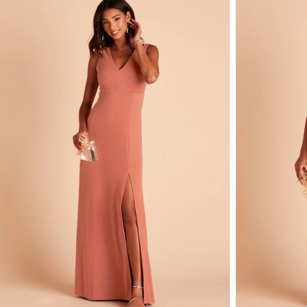 Birdy Grey Shaman Terracotta Crepe Dress